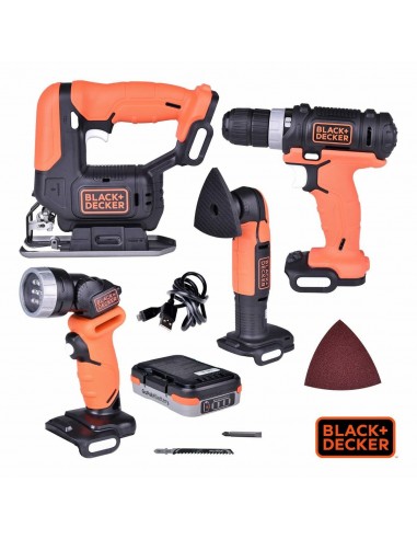 Black & Decker BDCK502C1 Gopak 4 Tool Combo Kit